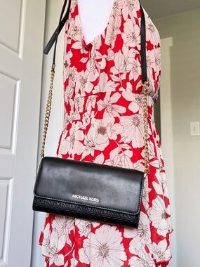 Michael Kors Black Jet set crossbody NWT